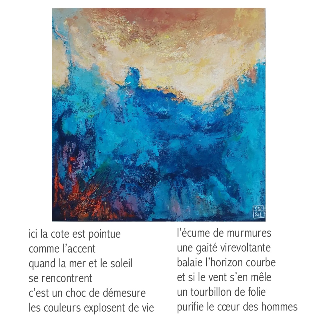 Montage texte Luc Fayard et tableau Sol Sil