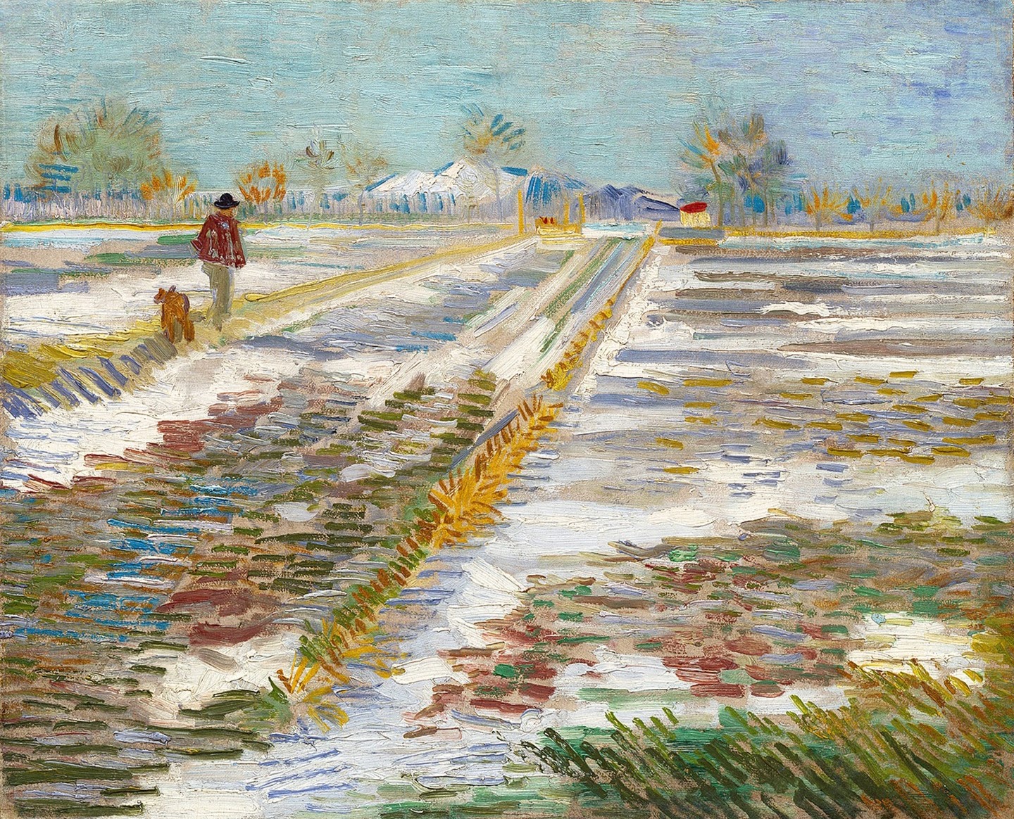 Vincent Van Gogh : Paysage enneigé (1888)