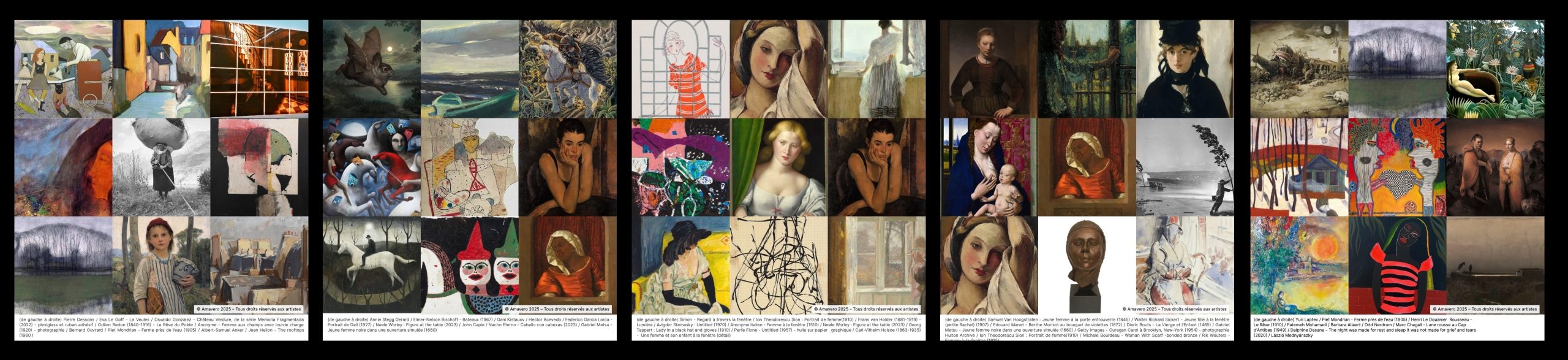 Un mot, neuf images : composez votre mosaïque d&rsquo;œuvres d&rsquo;art, la mot-saïque