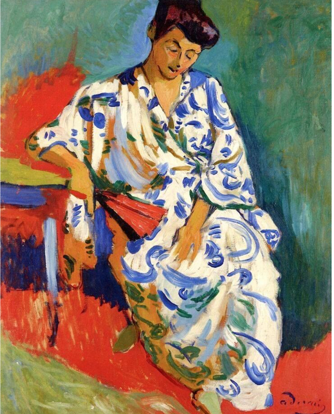 André Derain : Madame Matisse en Kimono (1905)