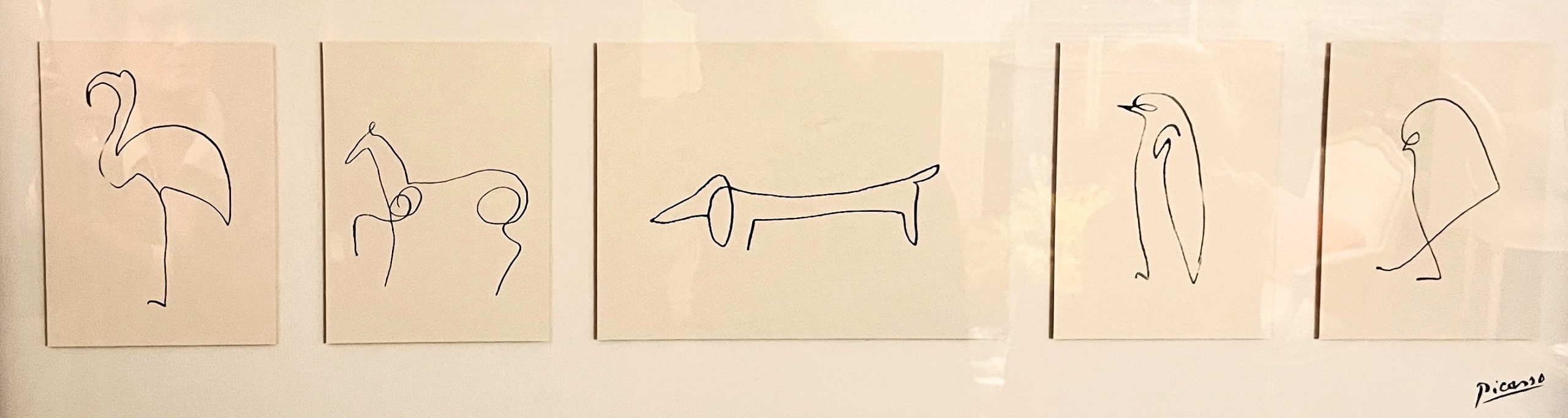 Pablo Picasso – Suite d&rsquo;animaux au trait (1941)