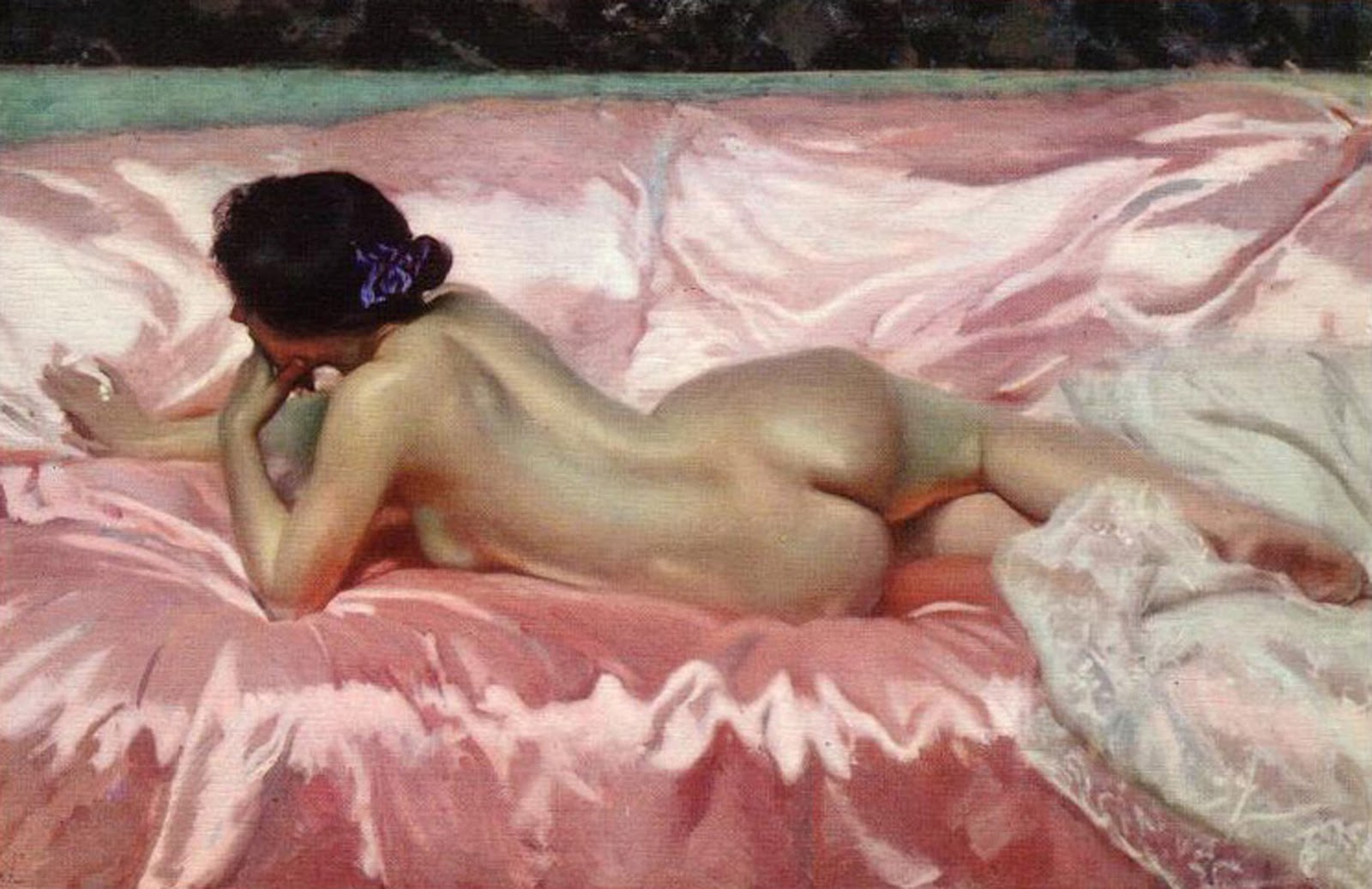 Joaquín Sorolla-y-Bastida : Desnudo de mujer (1902)