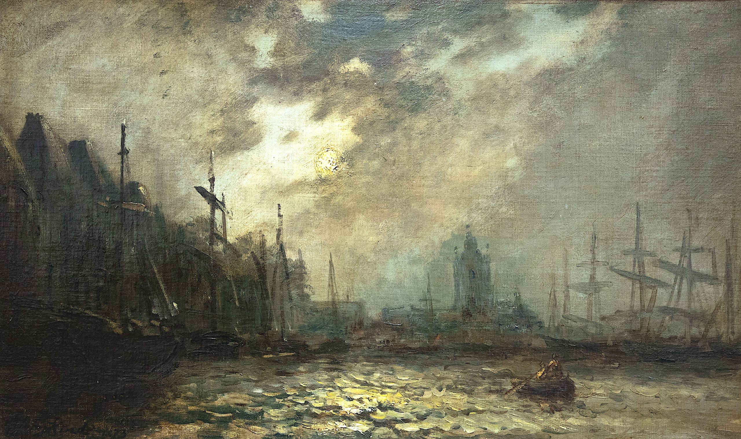 Johan-Barthold Jongkind – Le Port de Rotterdam (1816)