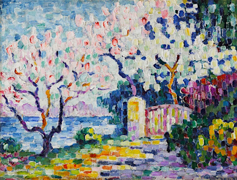Paul Signac : Arbres en fleurs (1896)