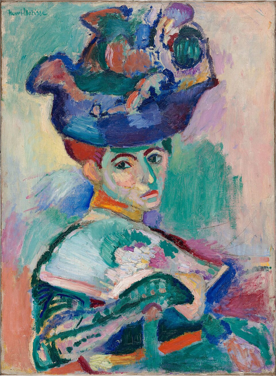 Henri Matisse : Femme au chapeau (1905)