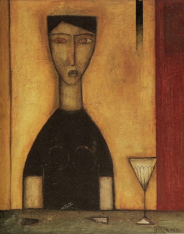 Guy Renne : Vénus trigonométrique au verre (1957)