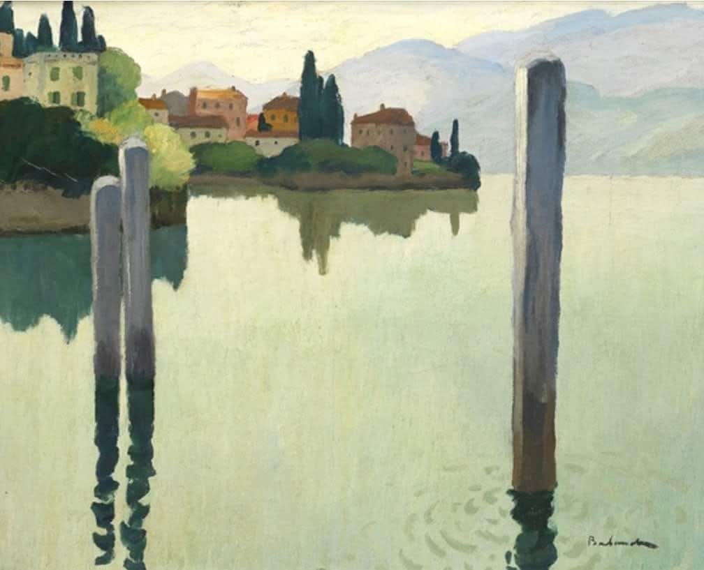 Gaston Balande : Lac de Côme (1930)