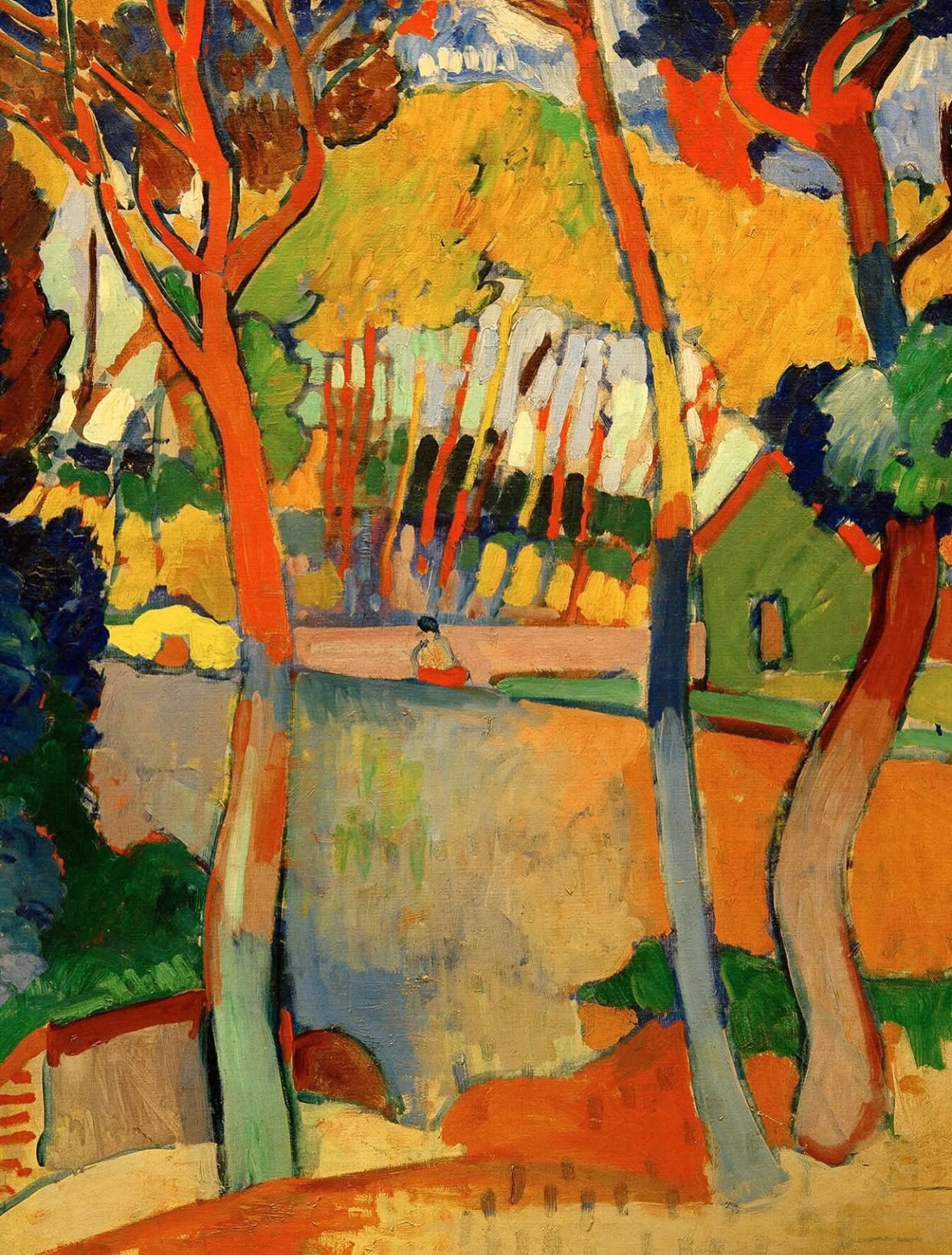 André Derain : Trois Arbres, l&rsquo;Estaque (1906)